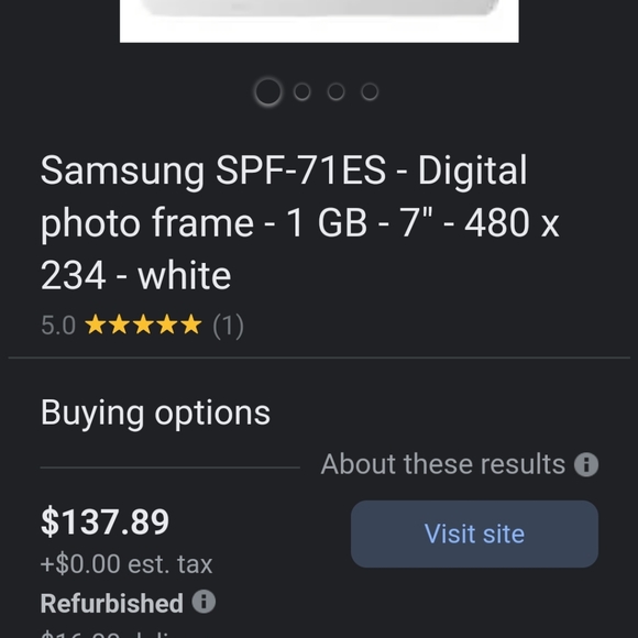 Samsung digital photo frame - Picture 9 of 10